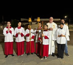 Santa missa na Comunidade São Paulo, presidida pelo Frei Vanderlei no dia 5/6/2025